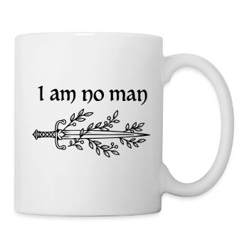 I am no man - Mug - white - Right
