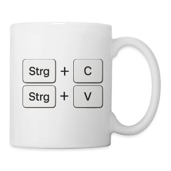 Copy + Paste | Copy + Paste - Mug - white - Right