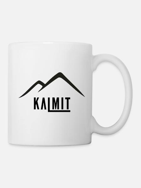 Mountain Silhouette Minimal Peak - Mug - white