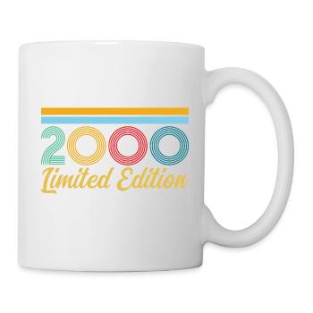 2000 Birthday Born In 2000 Vintage Retro Gift - Mug - white - Right