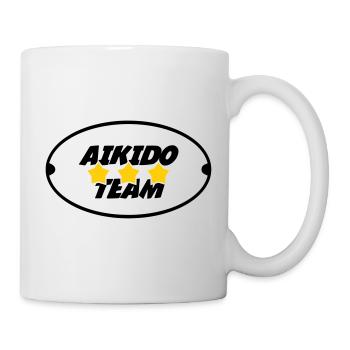 Aikido-Team - Tasse - Weiß - Rechts
