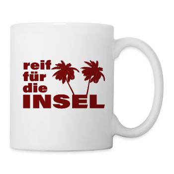 READY FOR THE ISLAND - Mug - white - Right