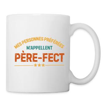 Vater-Perfekt-Geschenk Personalisierter Vaterhumor - Tasse - Weiß - Rechts