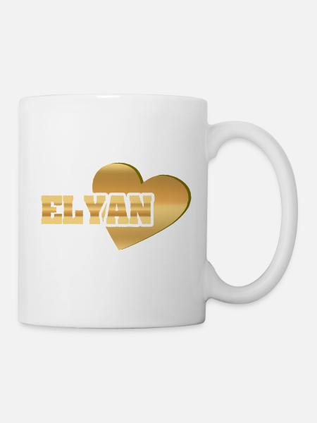 Gold Elyan - Tasse - Weiß