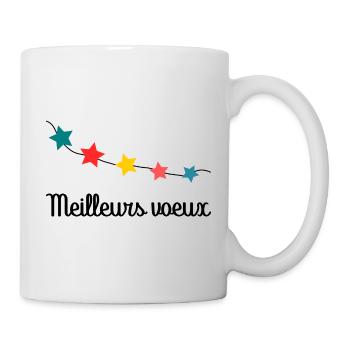HAPPY NEW YEAR. NEW YEAR'S EVE. BEST WISHES - Mug - white - Right