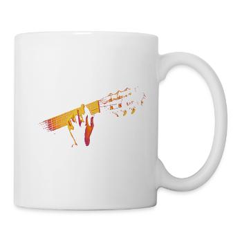 Melodic Hands - Guitar Fire Vibe - Mug - white - Right