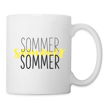 Summer Yellow Black - Mug - white - Right