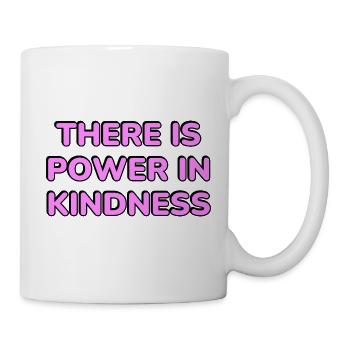 Power in Kindness Neon Typography - Mug - white - Right