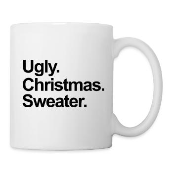 Pull de Noël moche - Mug blanc - blanc - Droite