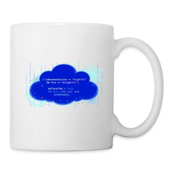 LaisseNeige () ; - Mug blanc - blanc - Droite