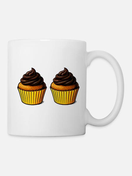 Cupcake Köstlichkeit - Tasse - Weiß