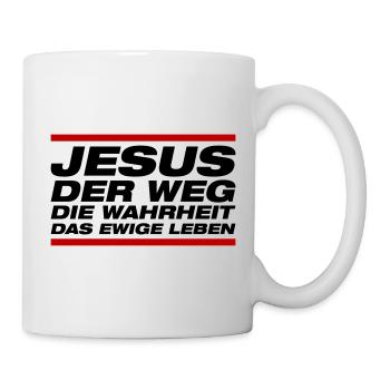 Jésus - La Voie, La Vérité, La Vie, - Mug blanc - blanc - Droite