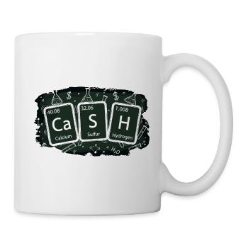 Cash Chemie Elemente Finance Money Investment - Tasse - Weiß - Rechts
