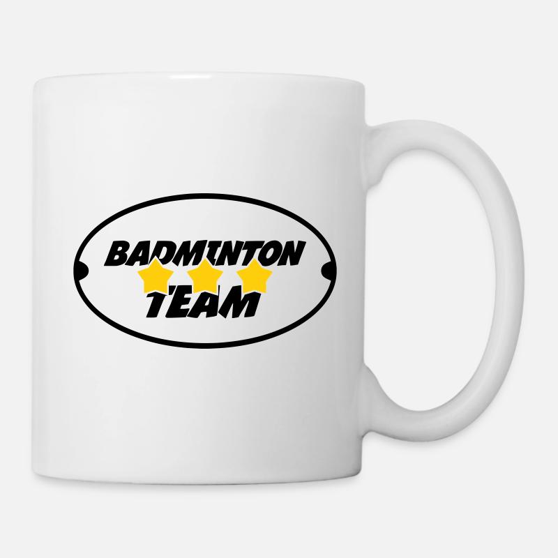 Badminton Team - Mug - white