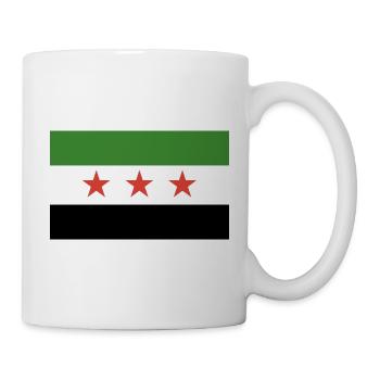 Drapeau syrien - Mug blanc - blanc - Droite