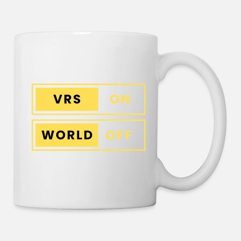 VRS ON World OFF - Mug - white
