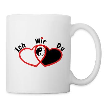 Liebespaar Beziehung Liebe - Tasse - Weiß - Rechts