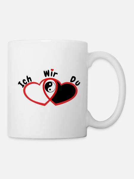 Liebespaar Beziehung Liebe - Tasse - Weiß