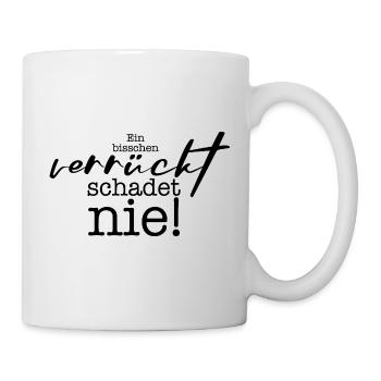 UN PEU FOU - Mug blanc - blanc - Droite