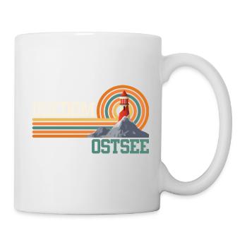Insel USEDOM OSTSEE Urlaub Leuchtturm Lustig - Tasse - Weiß - Rechts