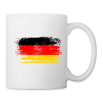 Deutschland - Adler Wappen Respekt Geschenk - Tasse - Weiß - Rechts