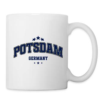 Potsdam Deutschland Emblem - Tasse - Weiß - Rechts