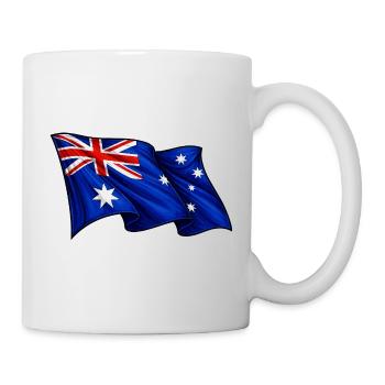Drapeau australien Australie - Mug blanc - blanc - Droite