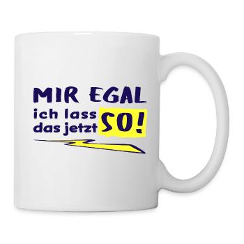 JE M’EN FICHE - JE VAIS LAISSER ÇA COMME ÇA MAINTENANT ! - Mug blanc - blanc - Droite