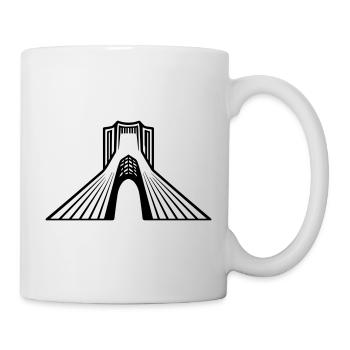Azadi Tower Iran - Tasse - Weiß - Rechts