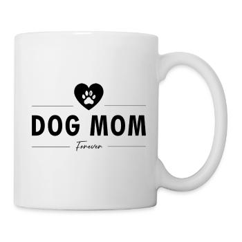 Dog Mom (Black) - Mug - white - Right