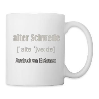 Alter Schwede  - Tasse - Weiß - Rechts