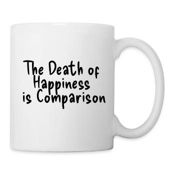 La mort du bonheur - Mug blanc - blanc - Droite