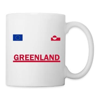 I support Greenland - Greenland - Mug - white - Right