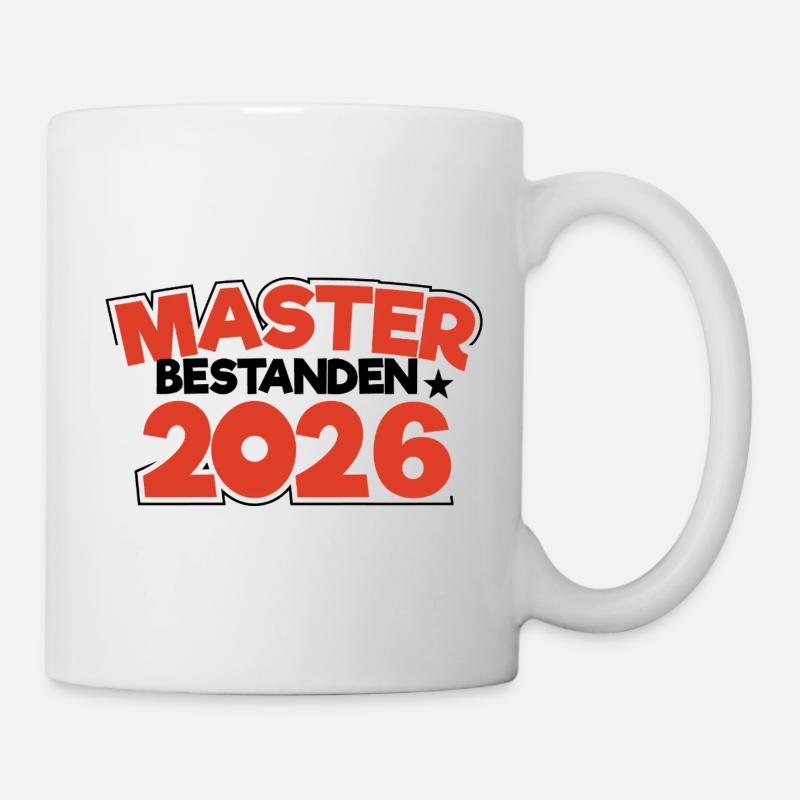 Master 2026 Master Doctorat Diplôme - Mug blanc - blanc