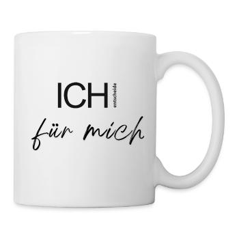 Je décide par moi-même. - Mug blanc - blanc - Droite