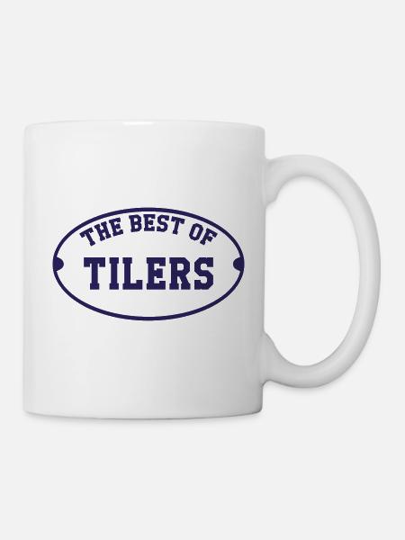 Das Beste der Fliesen - Tasse - Weiß