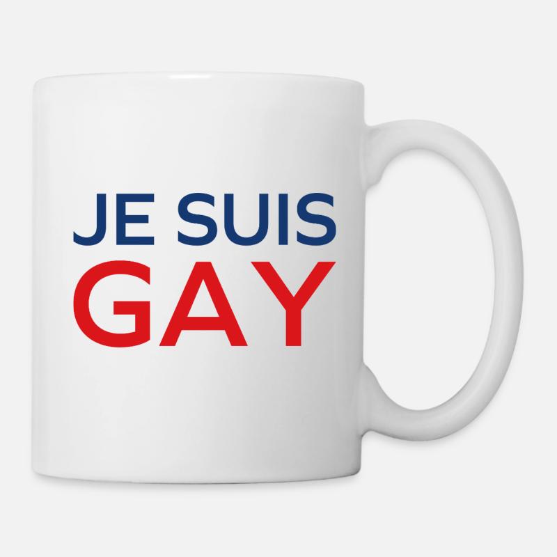 Ich bin schwul - Tasse - Weiß