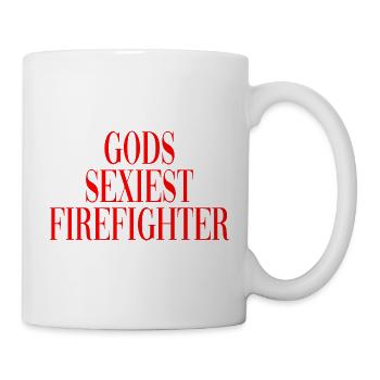 Firefighter Funny Saying Fire Brigade - Mug - white - Right