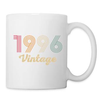 1996 Vintage Rétro Cadeau D'anniversaire - Mug blanc - blanc - Droite