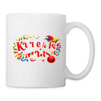 Karnevalsmaus Geschenk - Für Köln Fans - Tasse - Weiß - Rechts