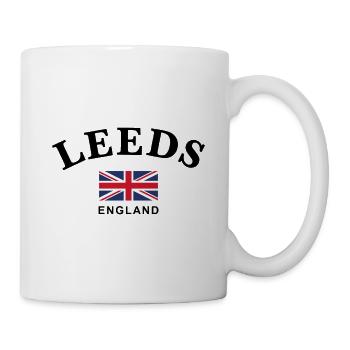 Leeds, England - Tasse - Weiß - Rechts