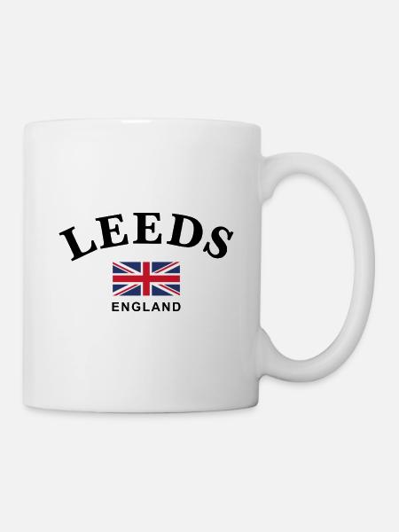 Leeds, England - Tasse - Weiß