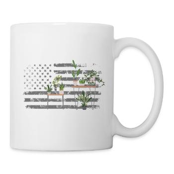 Usa Plants Plant Lover Gardener - Mug - white - Right
