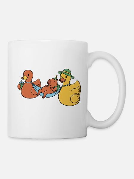 Enten tragen Capy - Tasse - Weiß