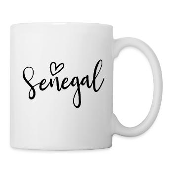 Amour des femmes du Cœur Sénégal Sénégal - Mug blanc - blanc - Droite