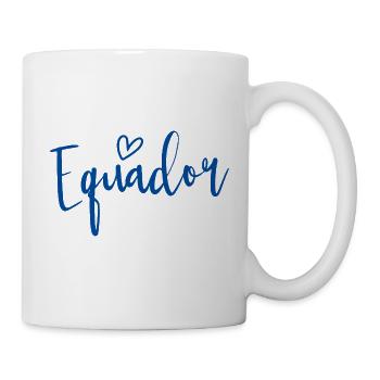 Ecuador Heart Women's Love Ecuador - Mug - white - Right