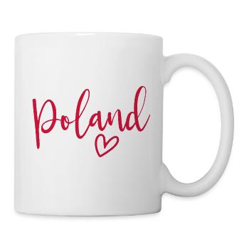Poland Heart Women's Love Poland - Mug - white - Right