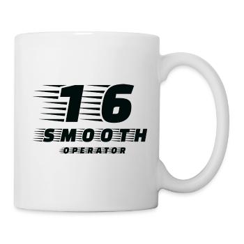Smooth Operator 16 un mot de passe amusant pour les fans de Formula - Mug blanc - blanc - Droite