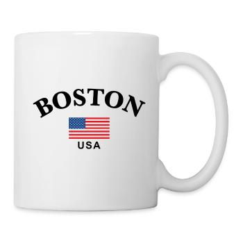 Boston, États-Unis - Mug blanc - blanc - Droite