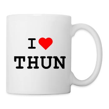 Ich liebe Thun - J’aime Thun - Mug blanc - blanc - Droite